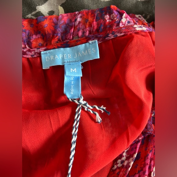 NWT Draper James Brandi Tie Waist Dress Ditsy Floral - Picture 6 of 9